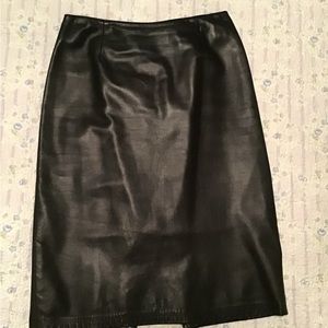 Leather Skirt